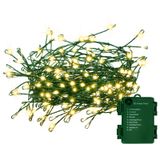 Bateria Branca Quente Fairyglim 20m 200 Led Para Luzes De Natal