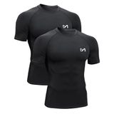 Camisa De Compressão Ksasky, Blusa Masculina De Treino De Manga Curta