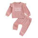 Roupas Aiwpstoin, Recém-nascida, Menina, Waffle, Roupa De 0 A 6 Meses