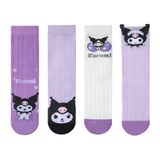Meias Até O Joelho Glommyg Para Meninas, 4 Pares De Algodão, Design Fofo
