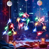 Decorações De Janela De Natal Brightown Lighted 3 Peças