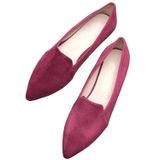 Vinho Feminino De Camurça Sintética Ballet Flats Sailing Lu, Tamanho 40 (8)