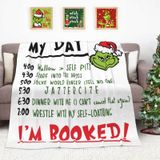 Cobertor De Natal Lixbdhn Funny Throw Flannel 150x125cm