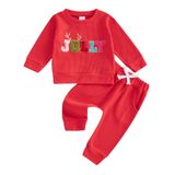 Roupa Duanyozu Toddler Baby Girl Christmas Gingerbread 2-3t