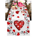 Corredor De Mesa Hellowink Feliz Dia Dos Namorados 183 Cm De Algodão