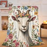 Cobertor Yerretin Goat Flannel Plush Soft Warm 40x50cm