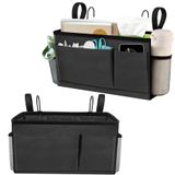 Pacote Com 2 Organizadores De Armazenamento De Cabeceira Bedside Caddy Blisstotes