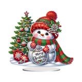 Kit De Pintura De Arte Com Diamantes Jjfox Diy Tabletop Christmas