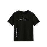 Camiseta Masculina Soly Hux Com Estampa Gráfica De Manga Curta 10y Preta