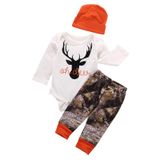 Roupas Gureui Newborn Baby Boy Romper, Macacão Camuflado 12-18m