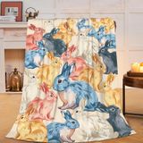 Cobertor Fuzawet Rabbit Fleece Throw 100x125cm Para Crianças