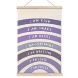 Moldura De Cabide De Pôster De Decoração De Parede Hrqko I Am Kind Smart
