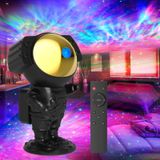 Projetor Star Hijopib Galaxy Para Quarto Com Controle Remoto E Temporizador