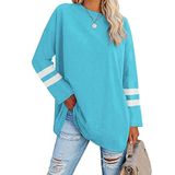 Blusa Túnica Feminina Larmliss De Tamanho Grande, Gola Redonda, Manga Comprida
