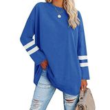 Blusa Túnica Feminina Larmliss De Tamanho Grande, Gola Redonda, Manga Comprida