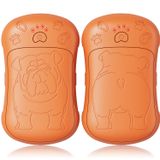 Aquecedores De Mãos Olv Recarregáveis, Pacote Com 2 Unidades, 18 Horas, 6000 Mah, Usb, 600 Ml