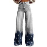 Calças Palazzo Lufhbehb Femininas Com Estampa Floral Boho De Cintura Alta