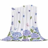 Cobertor De Lã Neafifi Super Soft Flannel Roxo 40x50cm
