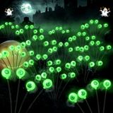Decorações De Halloween, Luzes Solares Assustadoras Do Globo Ocular Ao Ar Livre