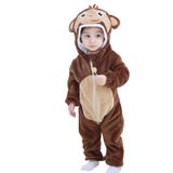 Pijama De Halloween Costume Fhsfdzsw Monkey Baby Flannel 0-3t