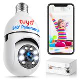 Câmera De Segurança Light Socket 3k 360° Color Night Vision