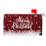 Capa De Caixa De Correio Kawani Merry Christmas Winter Snowflake
