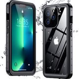 Capa Impermeável Justcool Para Iphone 13 Pro De 6,1 Polegadas Preta