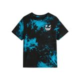 Camiseta Masculina Sweatyrocks Com Gola Redonda Estampada De Manga Curta Azul 11-12y