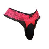 Biquíni Com Fio Dental Pouch Panties Aishani Lace Thong Para Homens