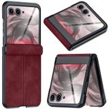 Capa De Telefone Ninki Compatível Para Motorola Razr 50 Com Protetor De Tela