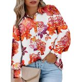 Blusa Feminina Eytino Plus Size De Verão, Manga Comprida, Multicolorida