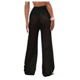 Roupa De Banho, Calça De Praia, Roseseek, Feminina, Preta, Tamanho L