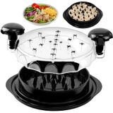 Ferramenta Para Triturador De Frango Twist Aukney Upgrade 2024 Clear Lid