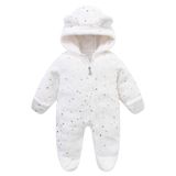 Baby Romper Snowsuit Mokitoni Bear Ear Com Capuz De 6 A 12 Meses