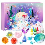 Kit De Fabricação De Sabonetes De Natal, Calendário Do Advento 2024 Para Crianças