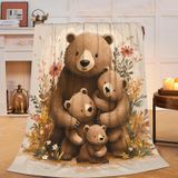Cobertor Beynepe Bear Gifts Warm Cozy Cute Bears 100x125cm