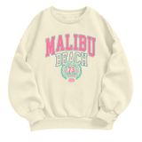 Moletom Sulayesh Cute Preppy Letter Para Meninas Adolescentes De Damasco