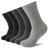 Meias De Lã Vojopi Thermal Warm Hiking Winter, Masculinas, 5 Pares