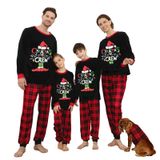 Pijamas Neufigr Christmas Family Matching Sets, Mistura De Algodão