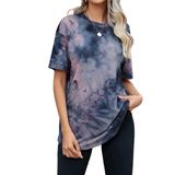 Camiseta Feminina Soly Hux Tie Dye De Manga Curta E Gola Redonda
