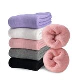 Meias De Lã Mosotech Para Mulheres, Grossas E Quentes, 5 Pares, Tamanho 5-10