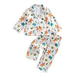 Pijamas Nokpsedcb Kids Christmas Papai Noel De 2 A 3 Anos Unissex
