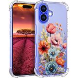Capa De Telefone Topgraph Compatível Com Iphone 16 Plus Clear