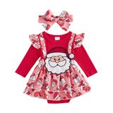 Roupas Fiomva My First Christmas Baby Girl 6-9 Meses