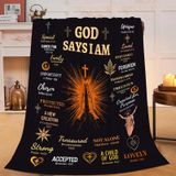 Cobertor Beynepe Bible Verse Christian Orações 100x125cm