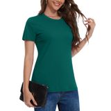 Camiseta Feminina Yucolen De Manga Curta Com Proteção Solar Upf 50+ Verde