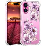 Capa De Telefone Topgraph Compatível Com Iphone 16 Plus Clear