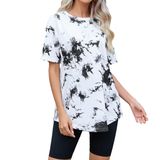Camiseta Feminina Soly Hux Tie Dye De Manga Curta Branca Xxs