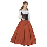 Saia Beautelicate Victorian Renaissance Maxi 100% Algodão