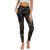 Leggings Afpanqz Christmas Lights Design Para Mulheres